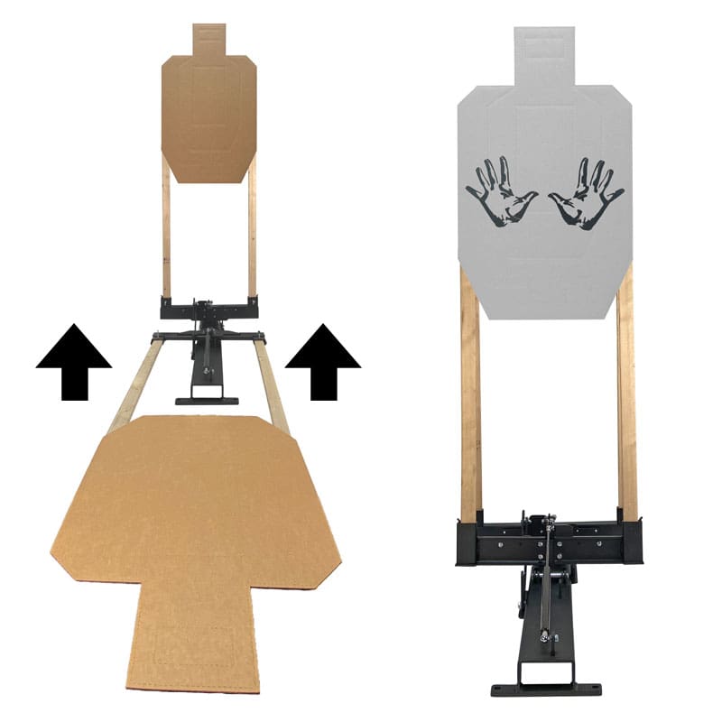 Double Pop-Up Clamshell Target System