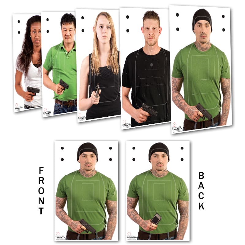 Shoot / No Shoot Target Assortment - 25PK