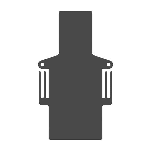 1/4" AR500 Harmonic Back Plate