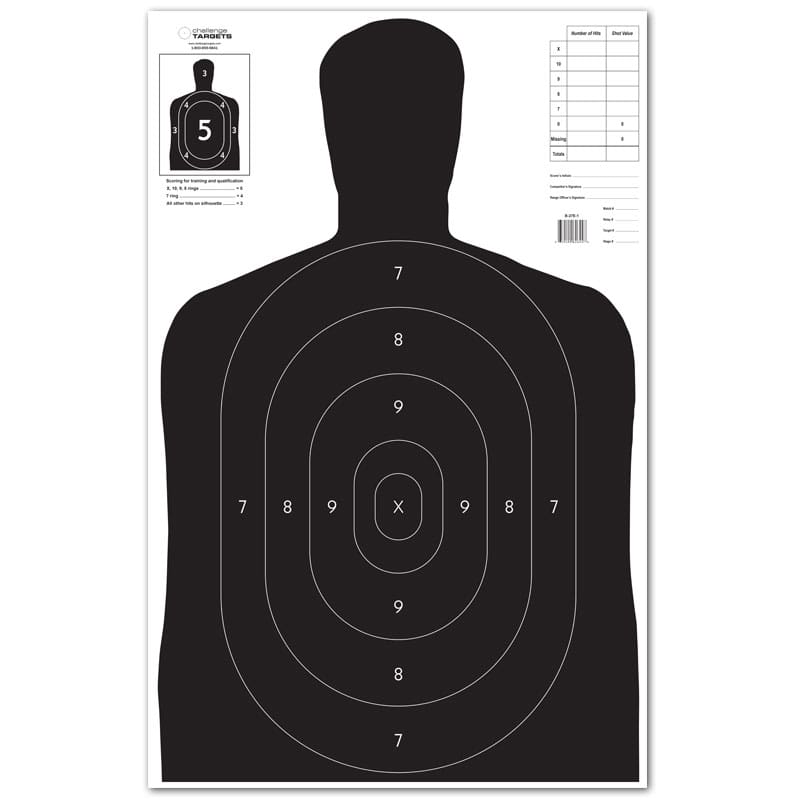 B27 Economy Target - Black