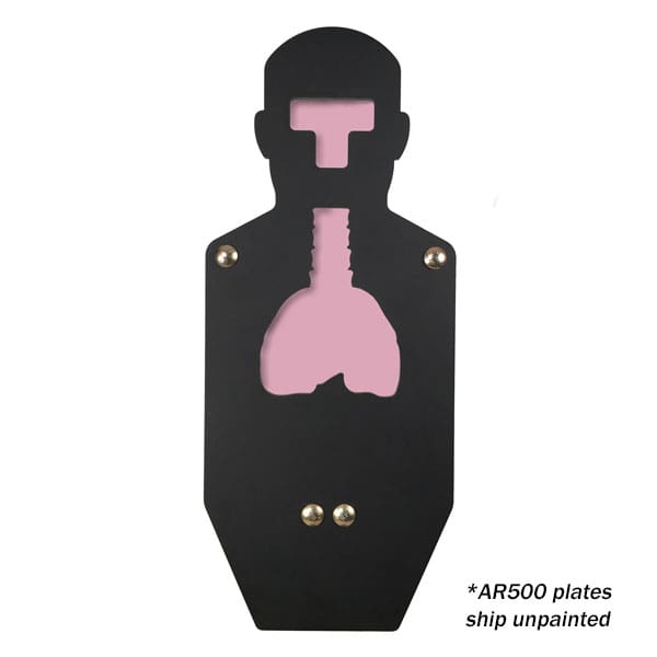 Tactical Harmonic Handgun Target - with 2x4 Mount