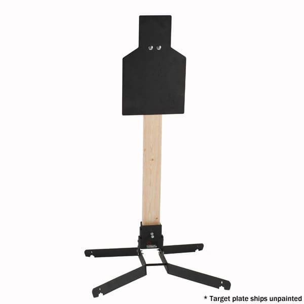 Steel Target - IPSC Torso - Heavy Base - Handgun Rated