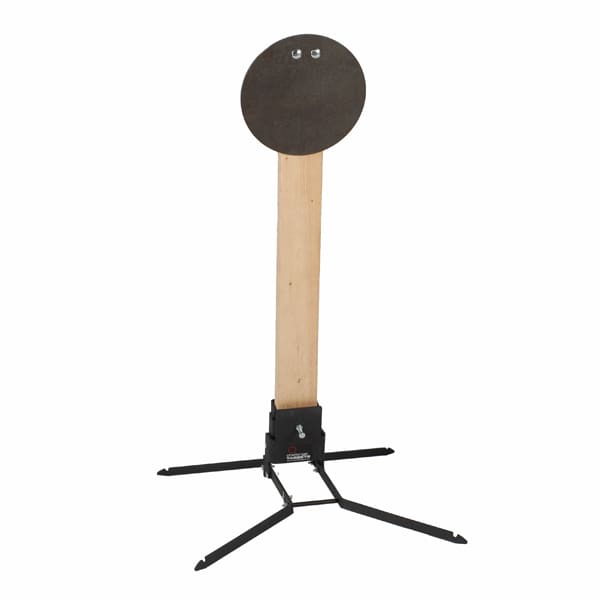 Steel Target - 10" Round - Standard Base - Handgun Rated