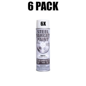 White Target Paint - 6 Pack